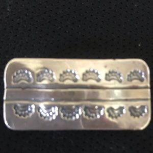 Genuine vintage sterling Navajo pin